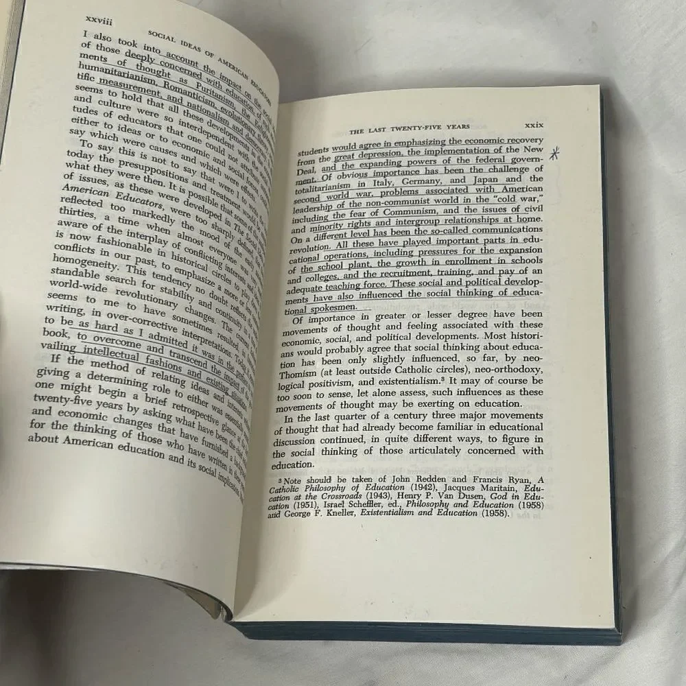 The‎ Social Ideas of American Educators by Merle Curti 1959 Edition